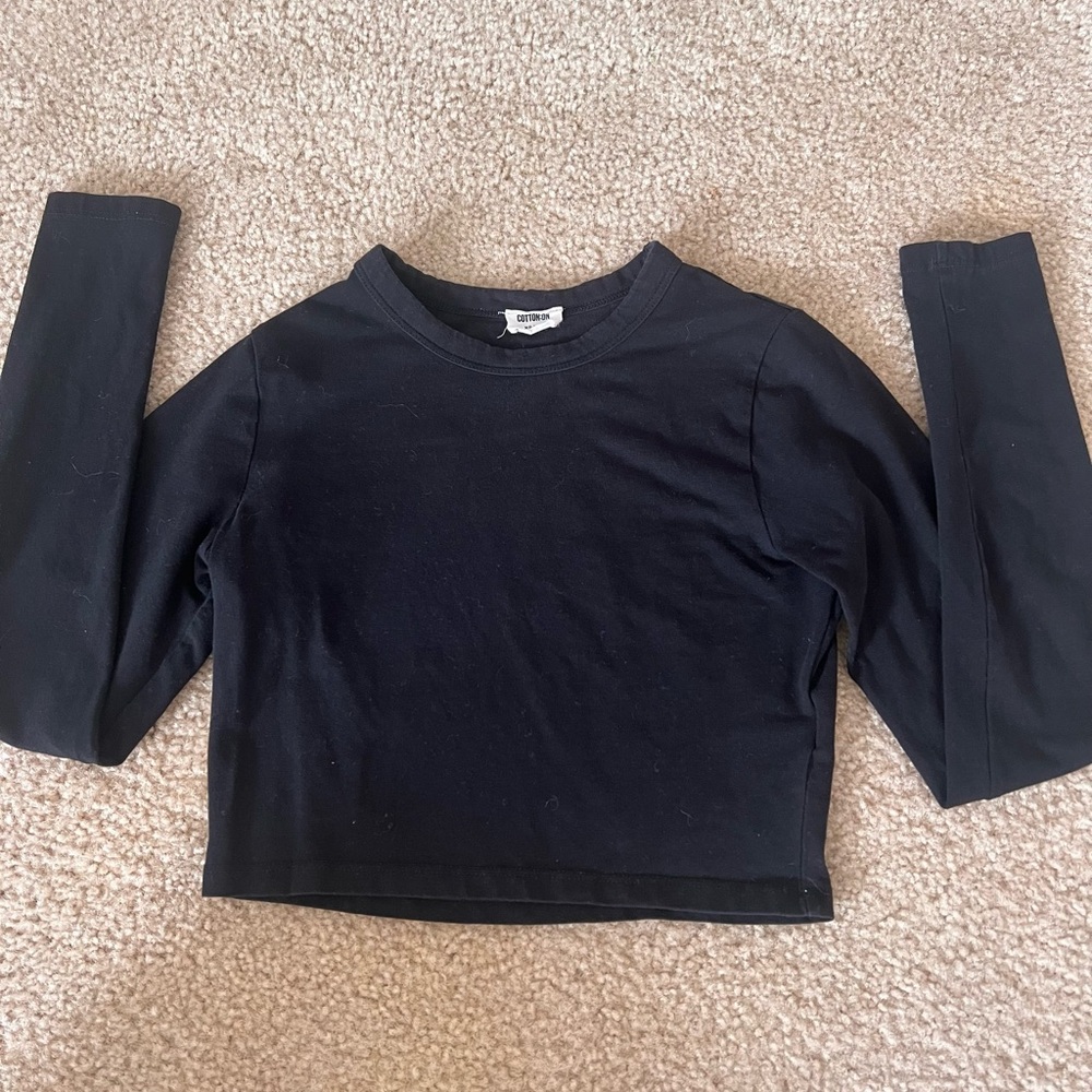COTTON:ON Black Long sleeve shirt